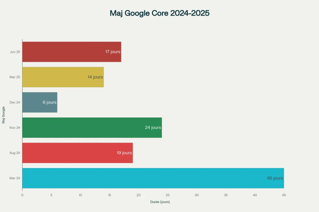 durees google core updates