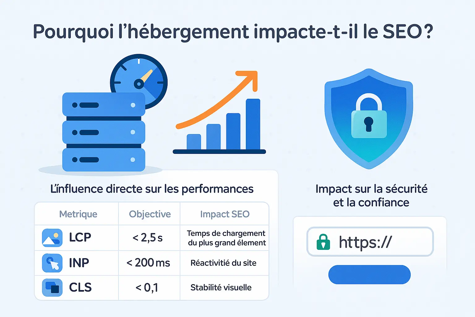 Meilleur hébergeur SEO pour 2026 : mon top 8 testé pour booster votre référencement 2 infographie hebergement impact seo