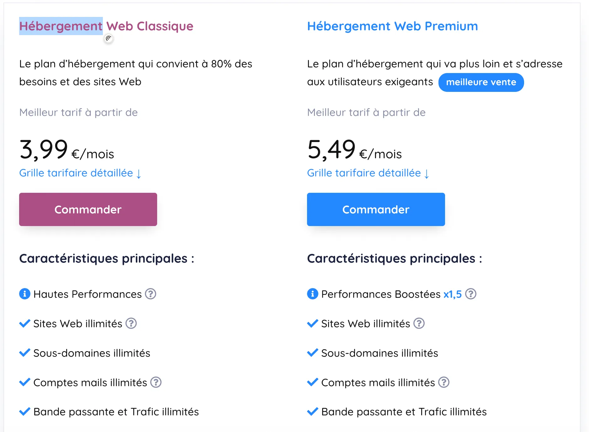Meilleur hébergeur web 2026 : le comparatif honnête (+ géolocalisation SEO) 1 massivehoster specs