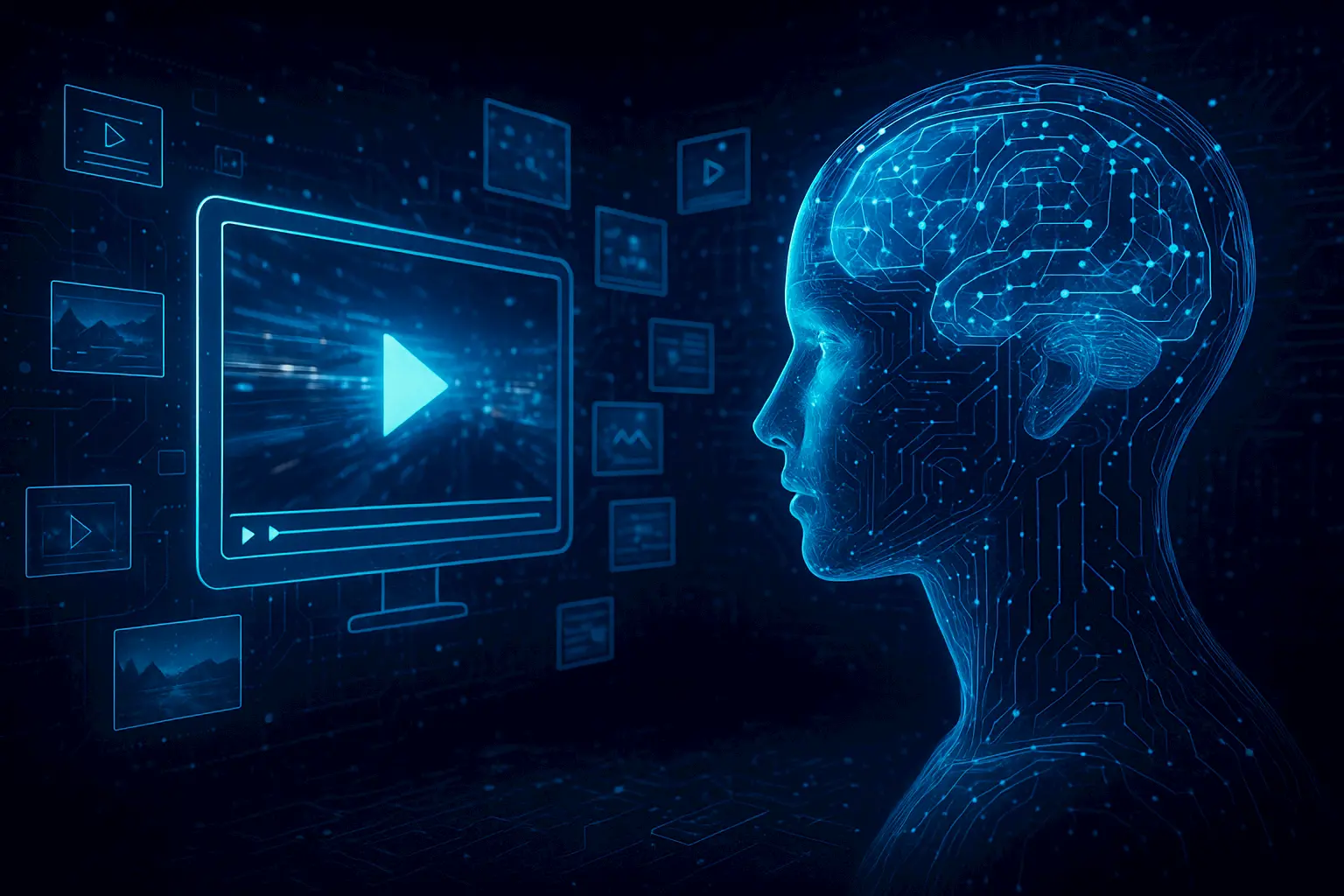 Kling AI : générateur de vidéo IA gratuit 2025 - 166 crédits mensuels 1 digital artwork representing AI generated video content