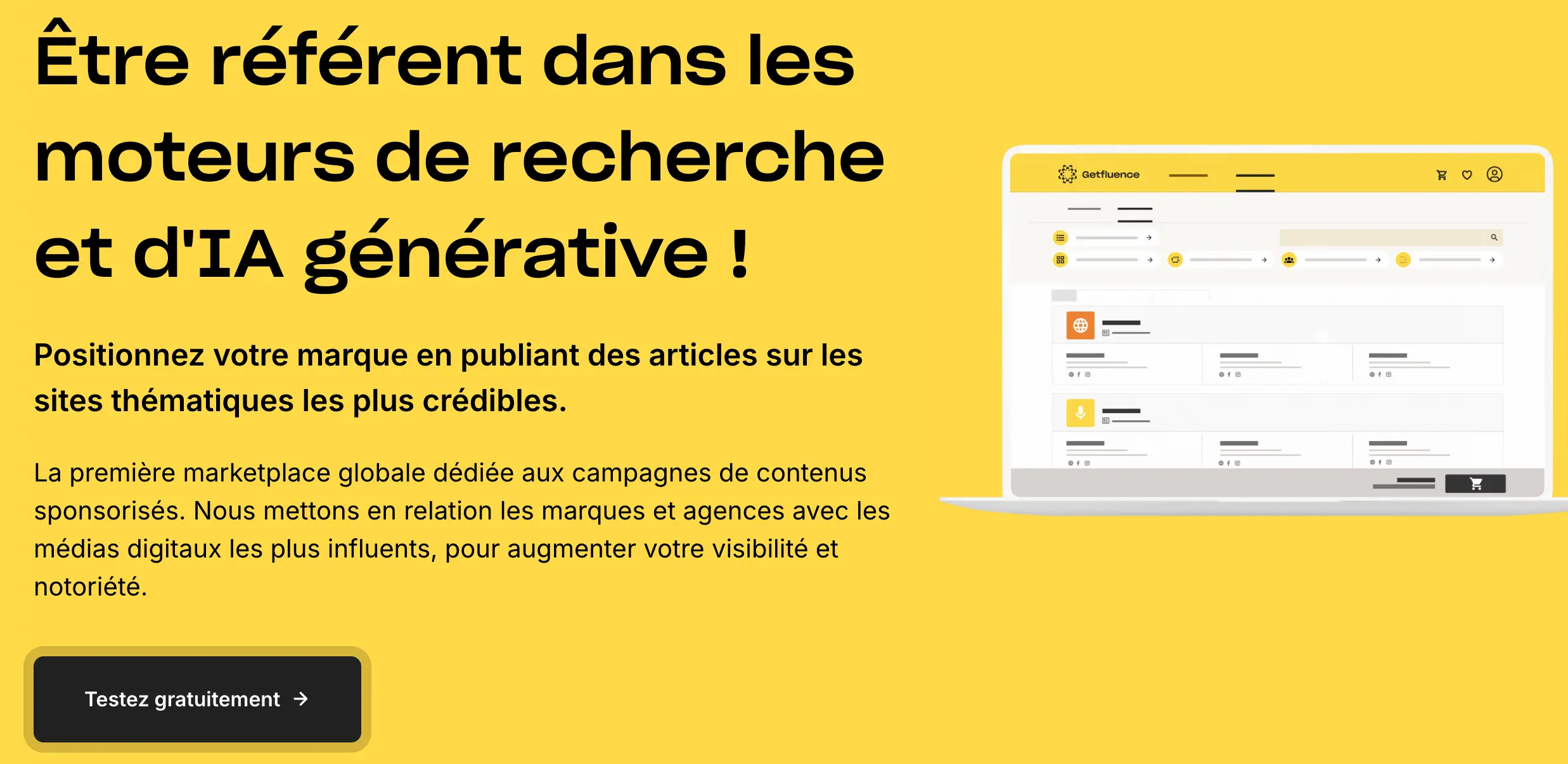 Où acheter des backlinks pas chers ? Mon guide 2025 des meilleures plateformes de netlinking 10 getfluence interface