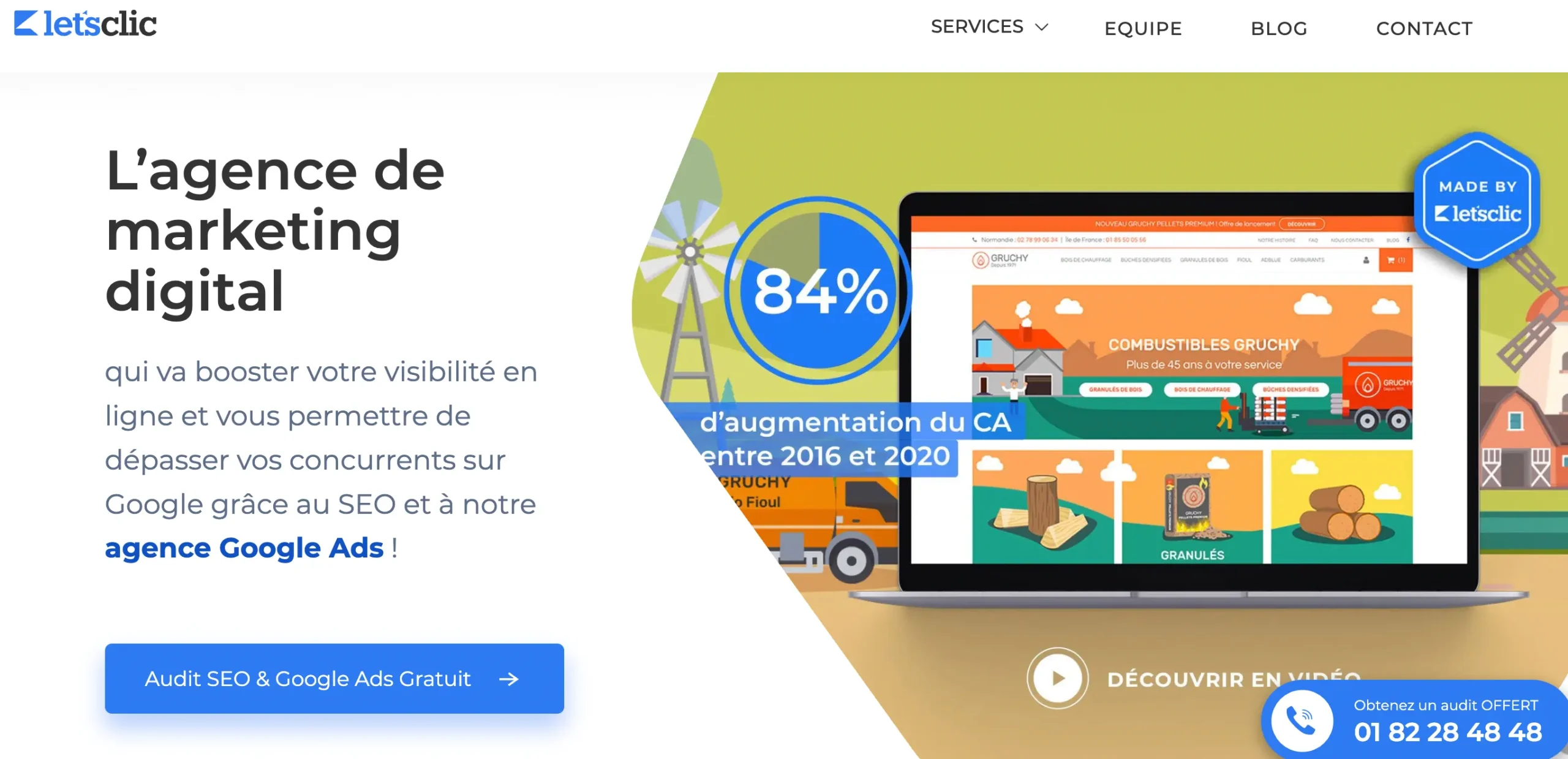 Agence SEO Paris : comment bien choisir en 2026 3 screenshot letsclic scaled