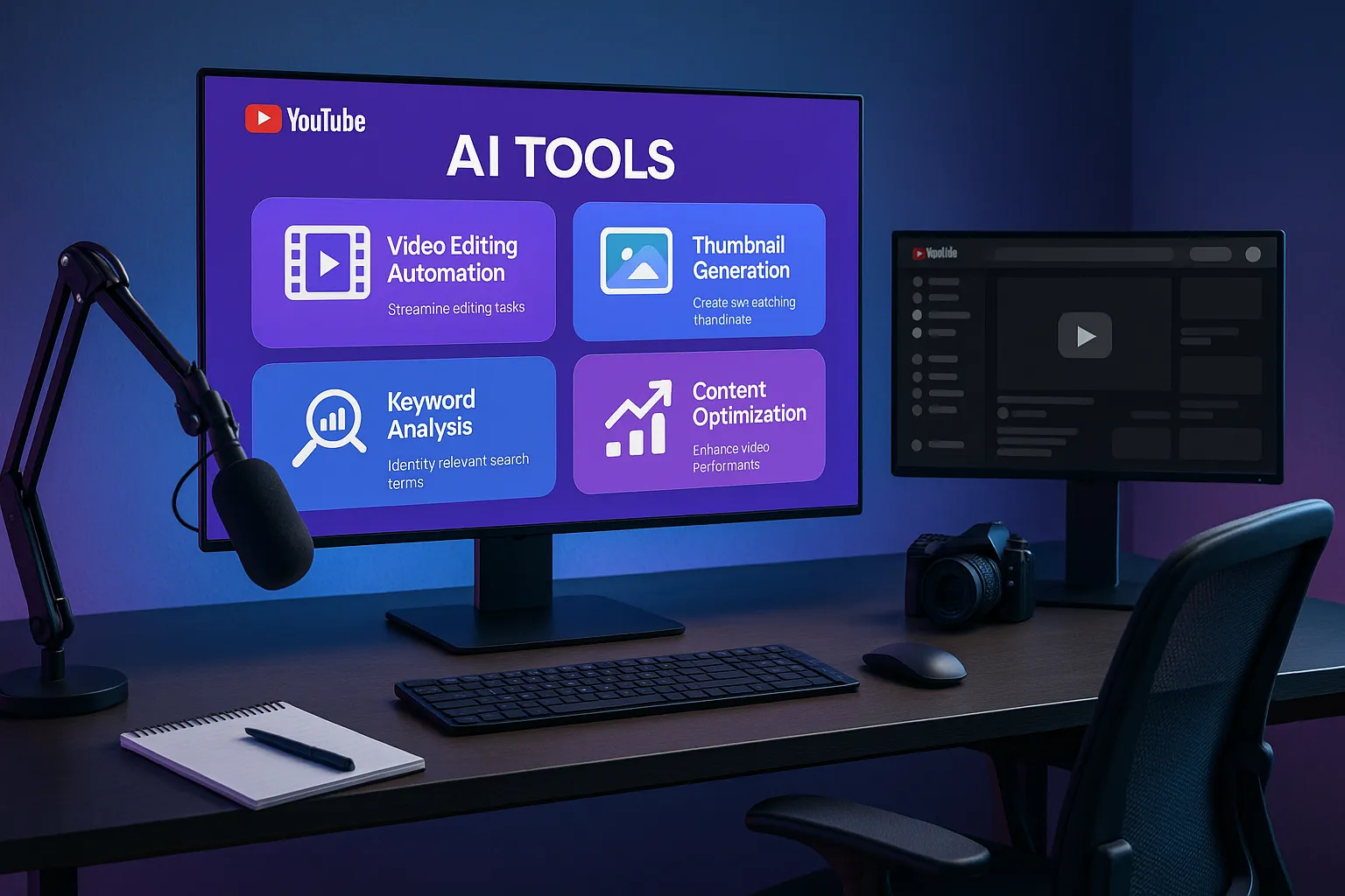 IA YouTube : nouveaux outils pour créateurs débutants 2025 1 youtube ai tools