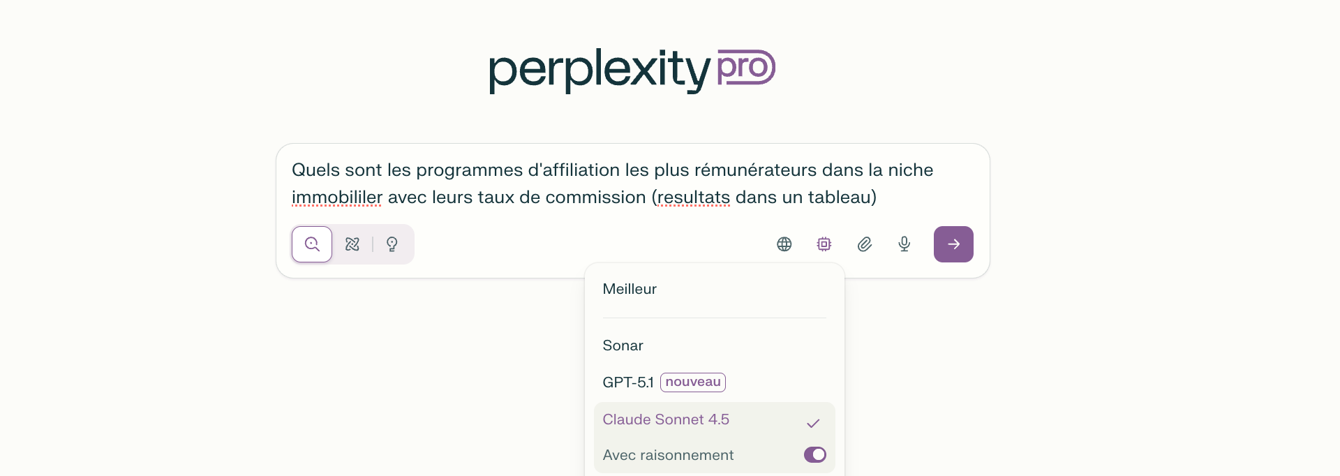 Comment utiliser Perplexity AI pour trouver des niches rentables en affiliation 2 SCR 20251117
