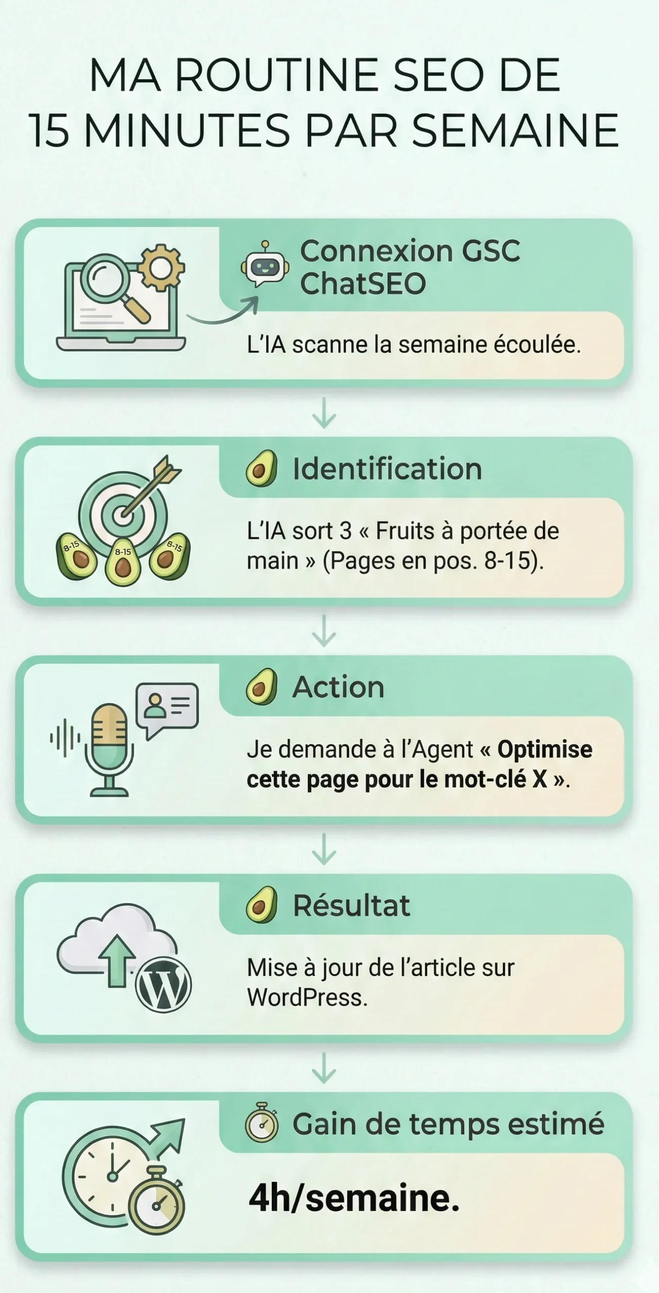 infographie routine 15min chatseo 1 scaled