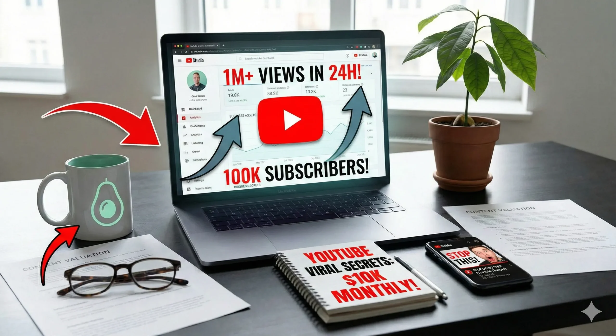 Pourquoi YouTube est le seul actif business viable en 2026 (Fini la "Roue de Hamster") 16 youtube actif business scaled