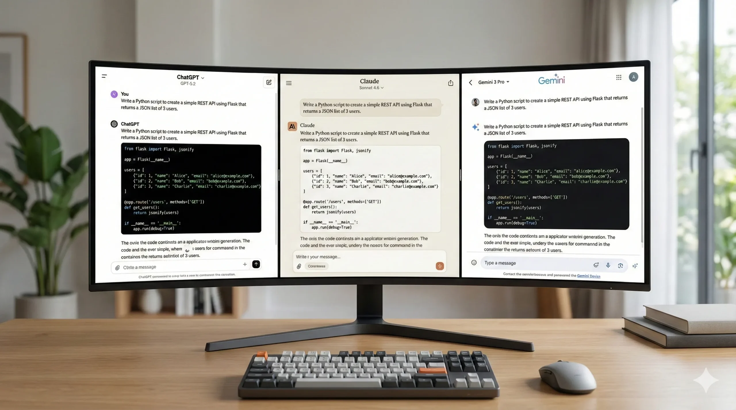 test llms same task gpt sonnet gemini scaled