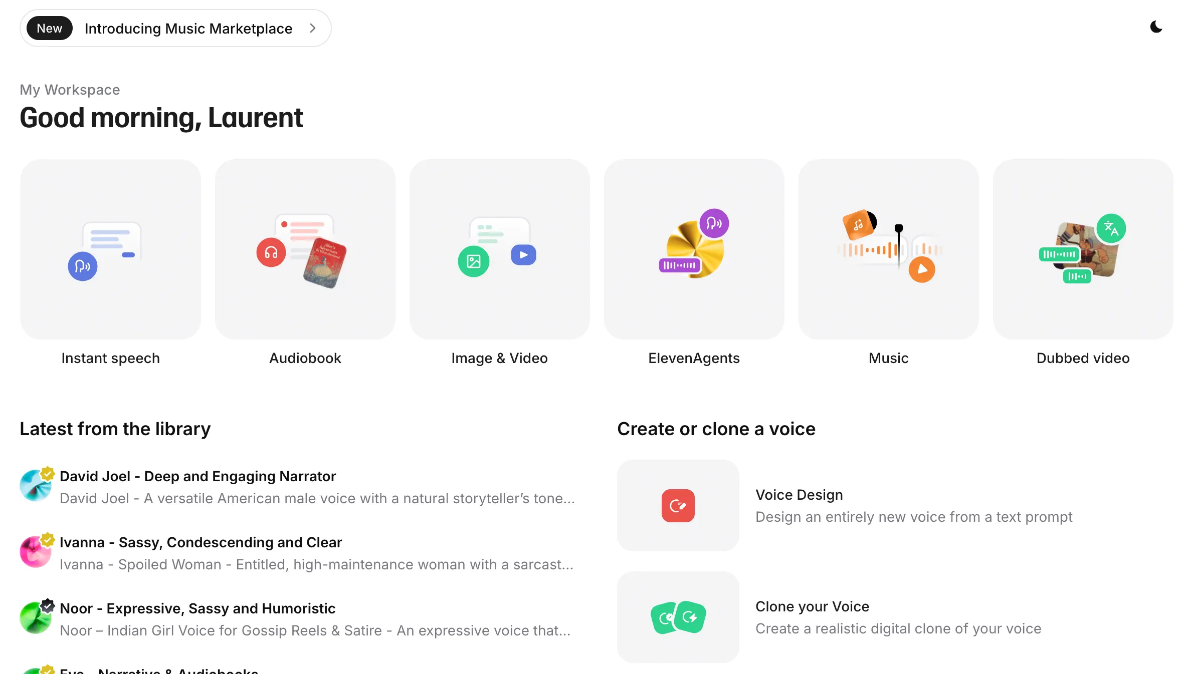 Avis ElevenLabs 2026 : test honnête, tarifs et limites 1 elevenlabs screen 1