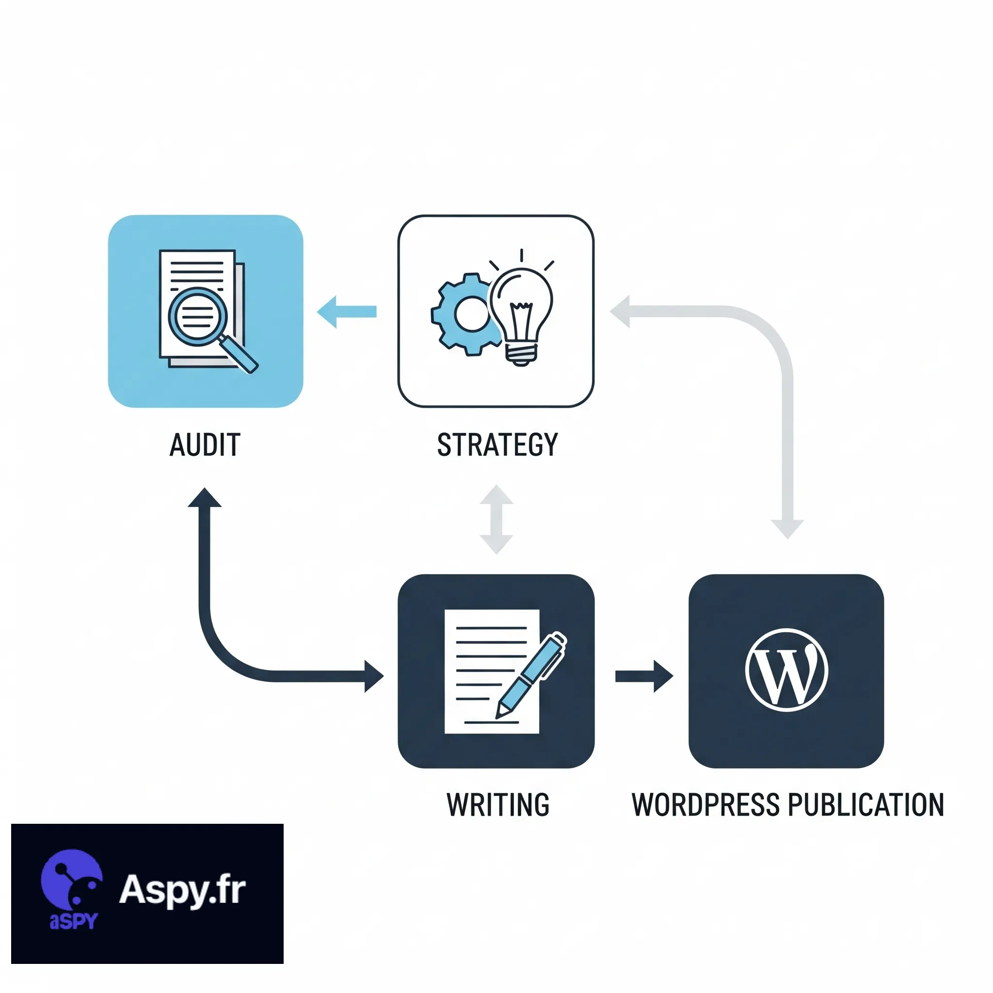 Avis Aspy.fr : L'IA qui clone votre style et remplace votre agence SEO 4 infographie aspy fr