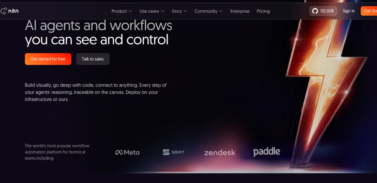 Pourquoi j'ai arrêté de tout déléguer à Claude — et ce que N8N fait mieux 1 Interface N8N montrant le dashboard et les workflows actifs