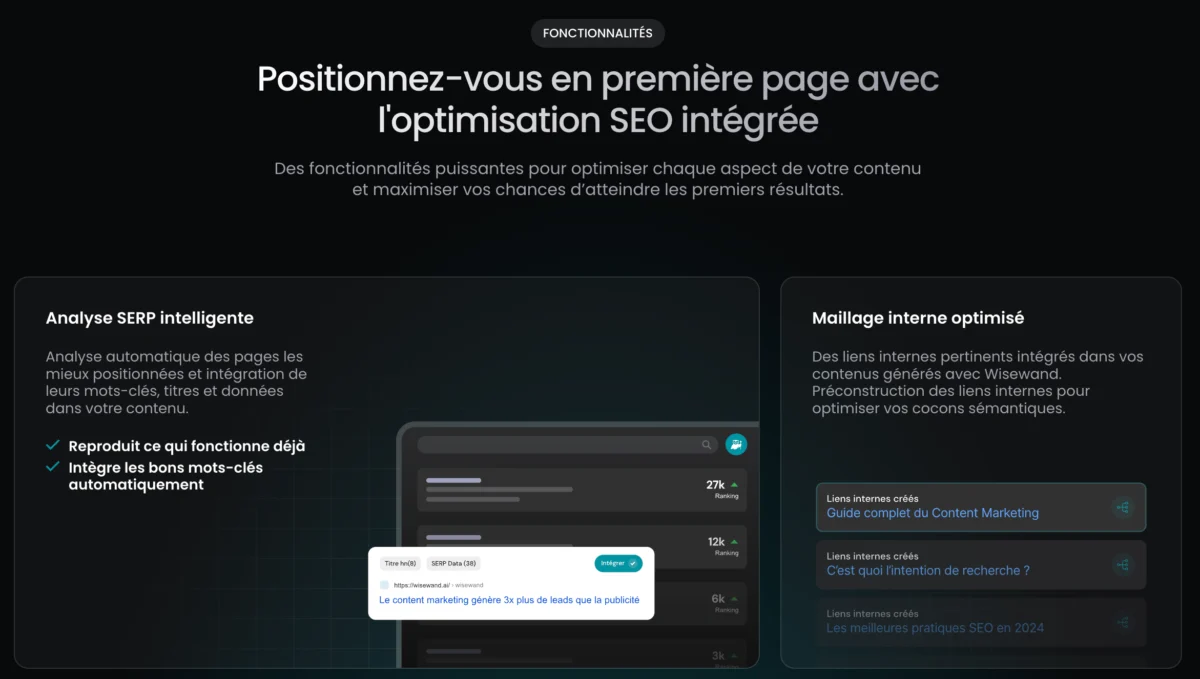 Wisewand 2026 code promo MINTAVOCADO : Le rédacteur IA SEO ultime + mon avis sans filtre 5 Wisewand Screenshot6