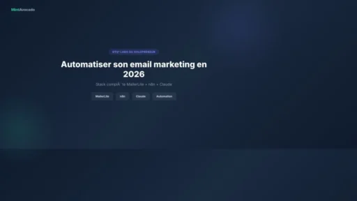 Comment j'automatise mon email marketing solopreneur en 2026 2 Automatiser email marketing solopreneur 2026