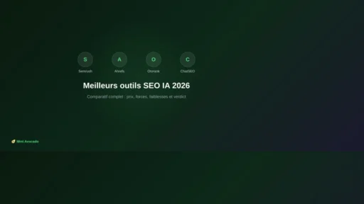 Mejores herramientas SEO IA 2026: comparativa Semrush, Ahrefs, Otorank y ChatSEO 5 Comparatif meilleurs outils SEO IA 2026