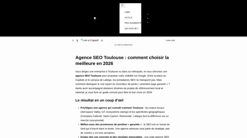 Agence SEO Toulouse : comment choisir la meilleure en 2026 2 Mintavocado agence SEO Toulouse section hero