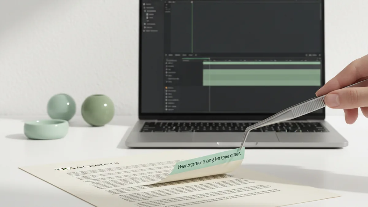Descript Review 2026: Edit Videos Like Text 10 Descript avis — illustration Descript avis 2026 : monter des vidéos comme un texte
