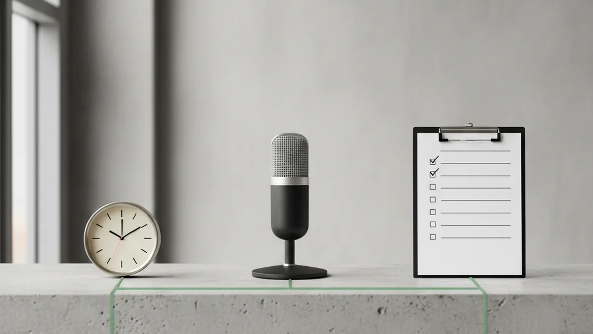 Ia réunion — illustration IA de réunion : préparer, transcrire, agir (2026)